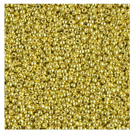 15/0 Duracoat Galvanized Miyuki Seed Bead, Zest, 4205