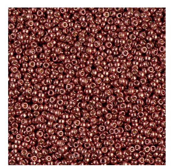 15/0 Duracoat Galvanized Miyuki Seed Bead, Dark Berry, 4212