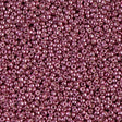 15/0 Duracoat Galvanized Miyuki Seed Bead, Magenta, 4219