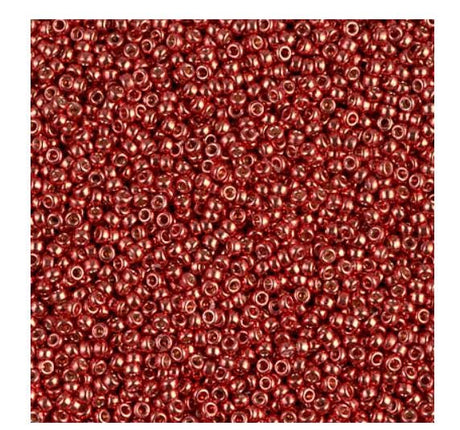 15/0 Duracoat Galvanized Miyuki Glass seed bead, Berry, 4208