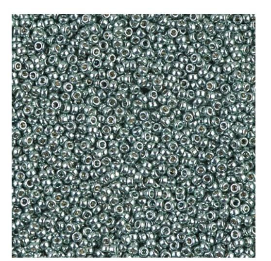 15/0 Duracoat Galvanized Miyuki Seed Bead, Sea Foam, 4216