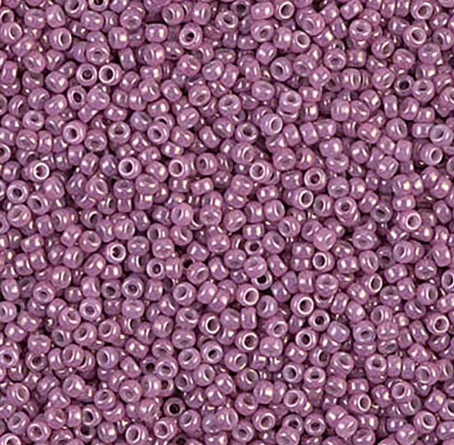 11/0 Opaque Dark Orchid Luster Miyuki Glass Seed Beads, 1867-10 grams