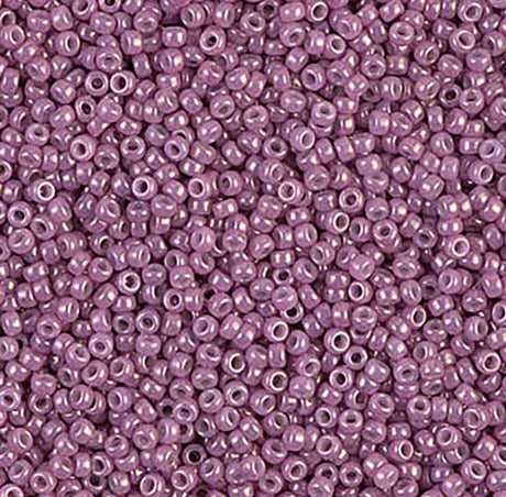 11/0 Opaque Dark Orchid Luster Miyuki Glass Seed Beads, 1867-10 grams