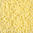 8/0 Duracoat Dyed Miyuki Seed Bead, Opaque Light Lemon Ice, 4451