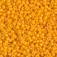 8/0 Duracoat Dyed Miyuki Seed Bead, Opaque Light Squash, 4453