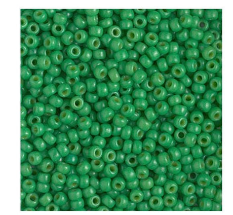 8/0 Duracoat Dyed Opaque Miyuki Seed Bead, Opaque Fiji, 4476