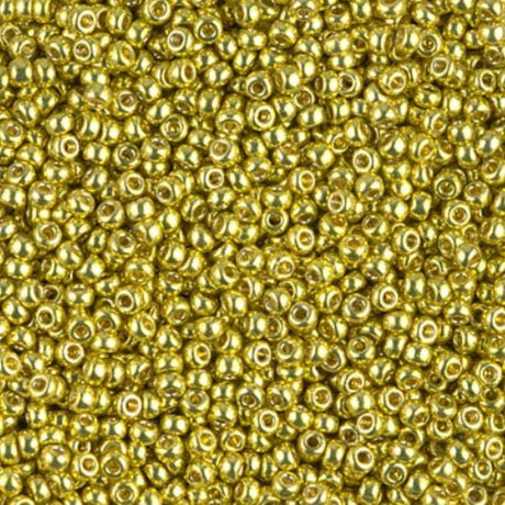 11/0 Duracoat Galvanized Miyuki Glass Seed Bead, Zest, 4205