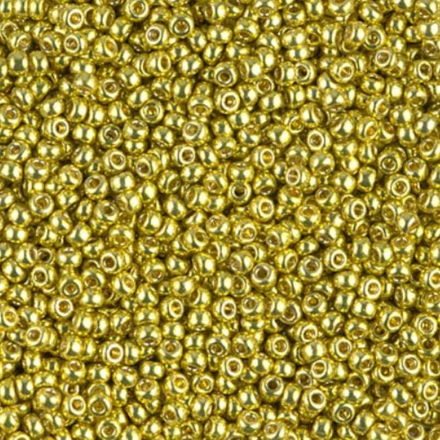 11/0 Duracoat Galvanized Miyuki Glass Seed Bead, Zest, 4205