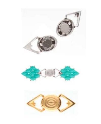 Cymbal Gyalos GemDuo Magnetic Clasp, 013090, Choose your color and quantity-1 piece