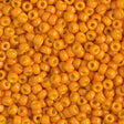 8/0 Duracoat Dyed Miyuki Seed Bead, Opaque Kumquat, 4454