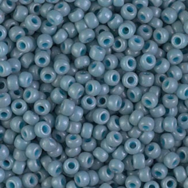 8/0 Duracoat Dyed Miyuki Seed Bead Opaque Moody Blue, 4479