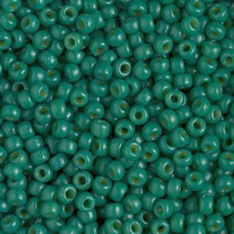 8/0 Duracoat Dyed Miyuki Seed Bead, Opaque Spruce, 4477