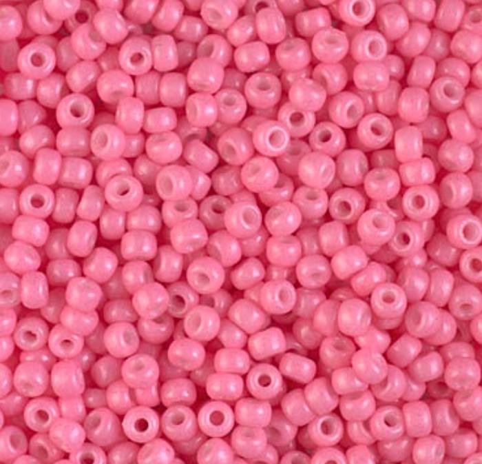 8-4467 Duracoat Dyed Opaque Carnation, Miyuki Seed Bead, 8/0