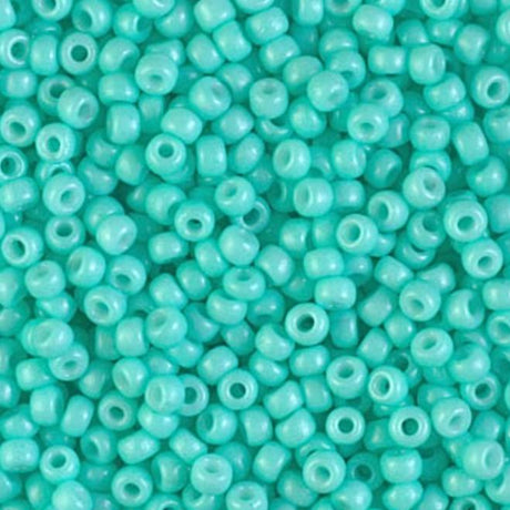 8/0 Duracoat Dyed Miyuki Seed Bead, Opaque Catalina, 4472