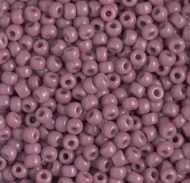 8/0 Duracoat Dyed Miyuki Seed Bead, Opaque Hydrangea, 4487