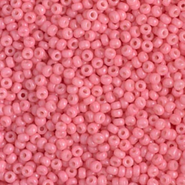 11/ Duracoat Dyed Miyuki Seed Bead, Opaque Guava, 4465