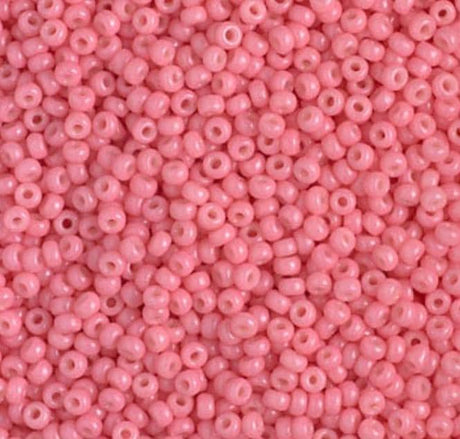 11/ Duracoat Dyed Miyuki Seed Bead, Opaque Guava, 4465
