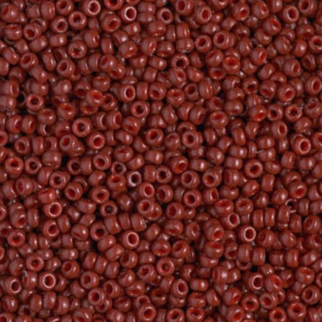 11/0 Duracoat Dyed Miyuki Seed Bead, Opaque Maroon, 4470