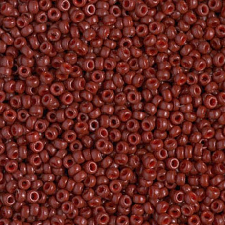11/0 Duracoat Dyed Miyuki Seed Bead, Opaque Maroon, 4470
