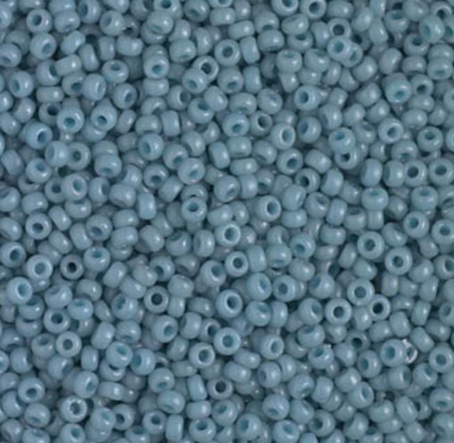11/0 Duracoat Dyed Miyuki Seed Bead, Opaque Moody Blue, 4479