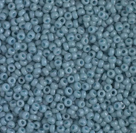 11/0 Duracoat Dyed Miyuki Seed Bead, Opaque Moody Blue, 4479