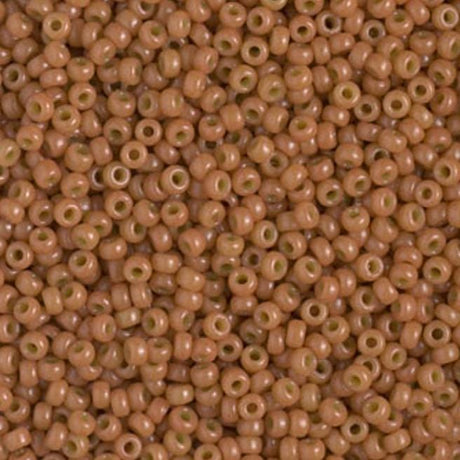 11/0 Duracoat Dyed Miyuki Seed Bead, Opaque Cedar, 4457