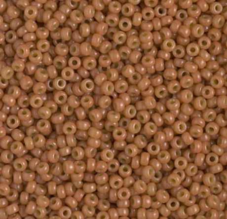 11/0 Duracoat Dyed Miyuki Seed Bead, Opaque Cedar, 4457