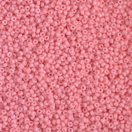 15/0 Duracoat Dyed Miyuki Seed Bead, Opaque Lychee, 4463