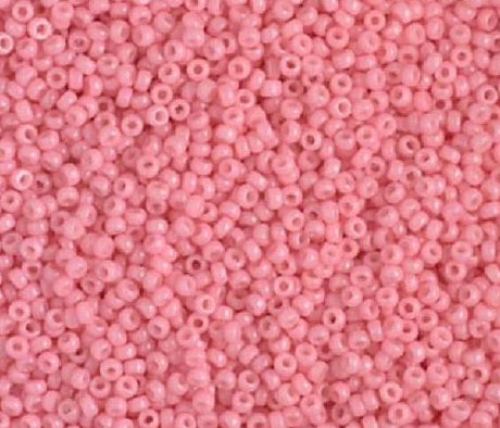 15/0 Duracoat Dyed Miyuki Seed Bead, Opaque Lychee, 4463