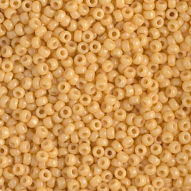 11/0 Duracoat Dyed Miyuki Seed Bead, Opaque Banana, 4452