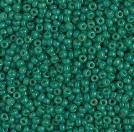 11/0 Duracoat Dyed Miyuki Seed Bead, Opaque Spruce, 4477