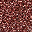 8/0 Duracoat Galvanized Miyuki Glass Seed Bead, Dark Berry, 4212