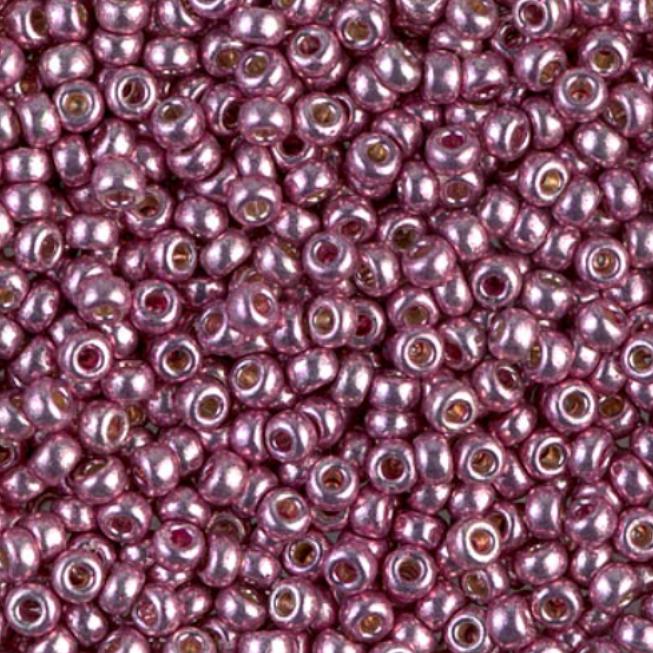 8/0 Duracoat Galvanized Miyuki Glass Seed Bead, Dusty Orchid, 4218