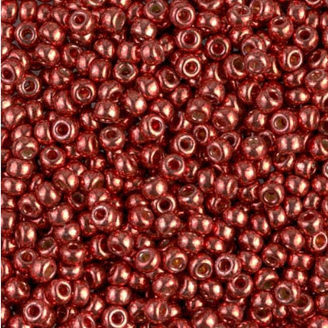8/0 Duracoat Galvanized Miyuki Glass Seed Bead, Berry, 4208