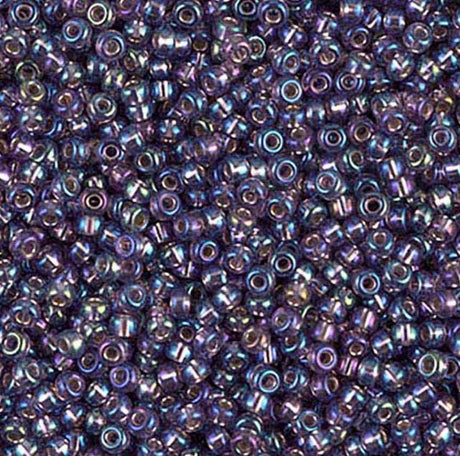 11-1024 Silverlined Amethyst AB, Miyuki Seed Bead 11/0