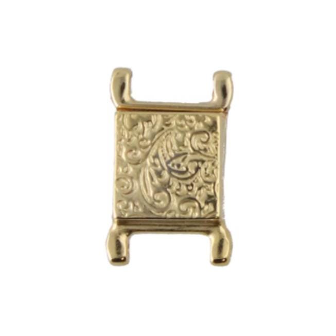 Cymbal Afrata ll Magnetic Clasp 015204, Antique Silver Plated or Gold Plated-1