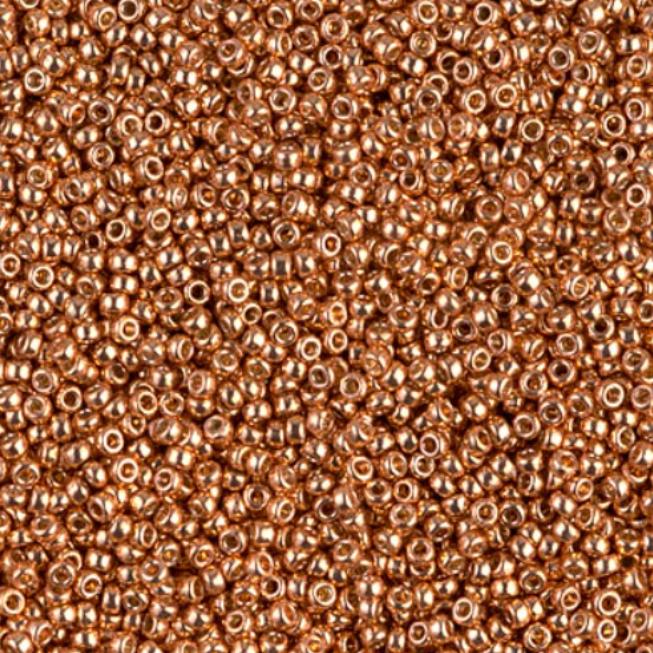 15/0 Duracoat Galvanized Miyuki Seed Bead, Muscat, 4206