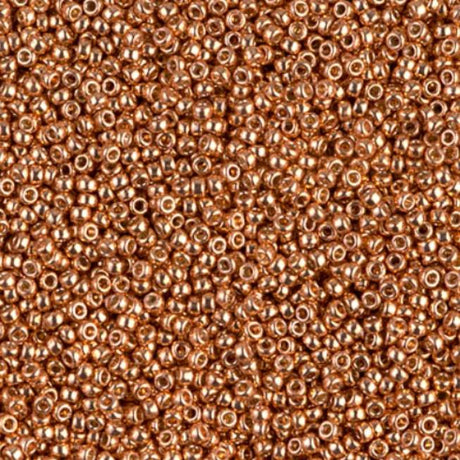 15/0 Duracoat Galvanized Miyuki Seed Bead, Muscat, 4206
