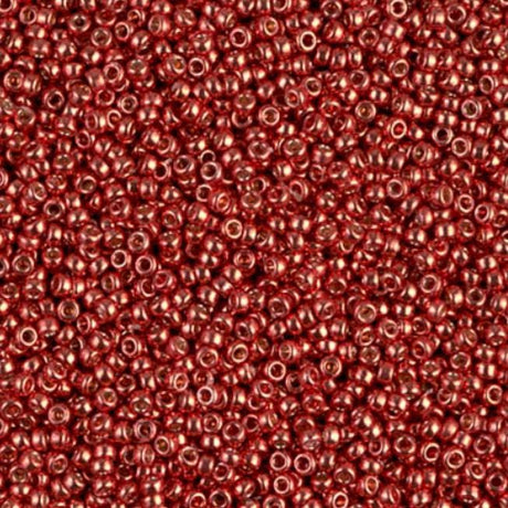 15/0 Duracoat Galvanized Miyuki Glass seed bead, Berry, 4208