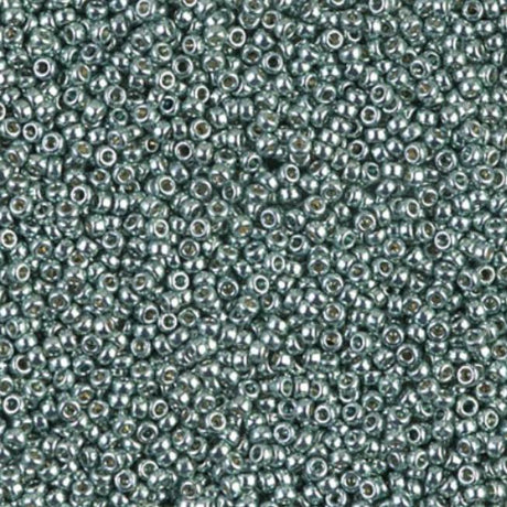 15/0 Duracoat Galvanized Miyuki Seed Bead, Sea Foam, 4216