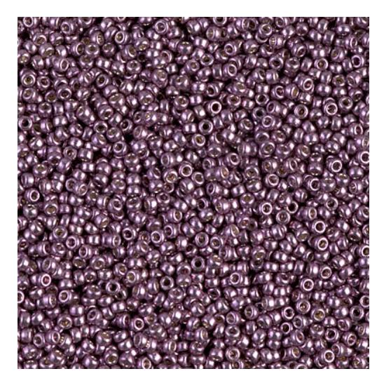 15/0 Duracoat Galvanized Miyuki Seed Bead, Eggplant, 4220