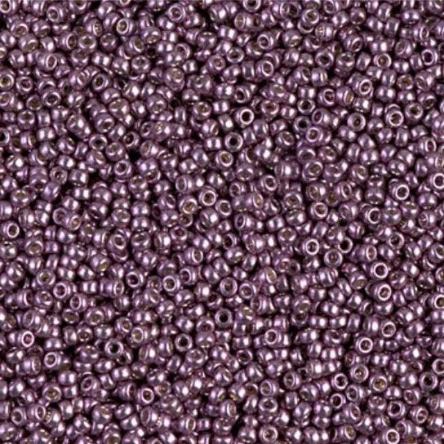 15/0 Duracoat Galvanized Miyuki Seed Bead, Eggplant, 4220