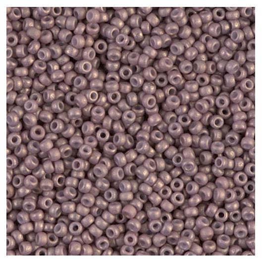 11/0 Matte Opaque Pale Cocoa, Miyuki Glass Seed Bead, 2027