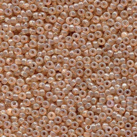 Translucent Peony Miyuki round seed bead in color 2371 size 11.
