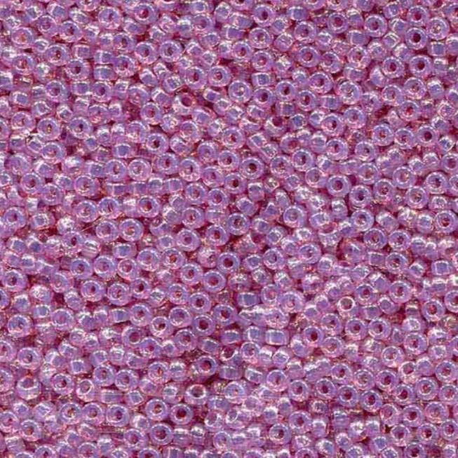 Translucent Thistle Miyuki round seed bead in color 2373 size 15.