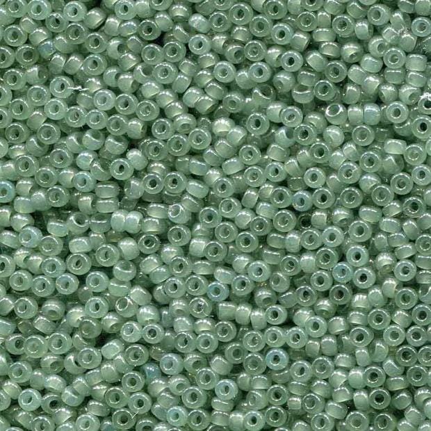 11/0, 8/0, 15/0 Sage Translucent, Miyuki Glass Seed Bead, 2375 - Choose a size and quantity
