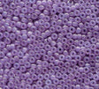 Translucent Lavendar Miyuki round seed bead in color 2377 size 15.