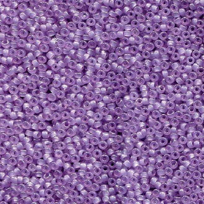 15-2377 Translucent Lavendar, Miyuki Seed Bead 15/0