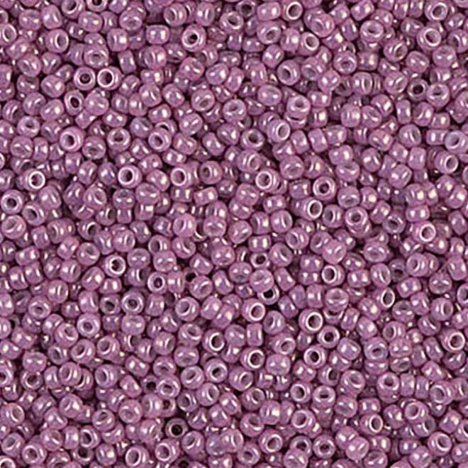 11/0 Opaque Dark Orchid Luster Miyuki Glass Seed Beads, 1867-10 grams