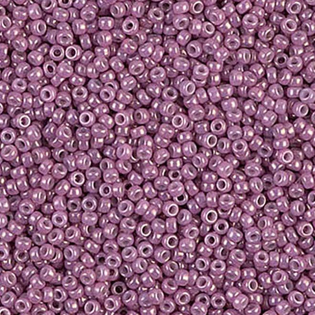 11/0 Opaque Dark Orchid Luster Miyuki Glass Seed Beads, 1867-10 grams